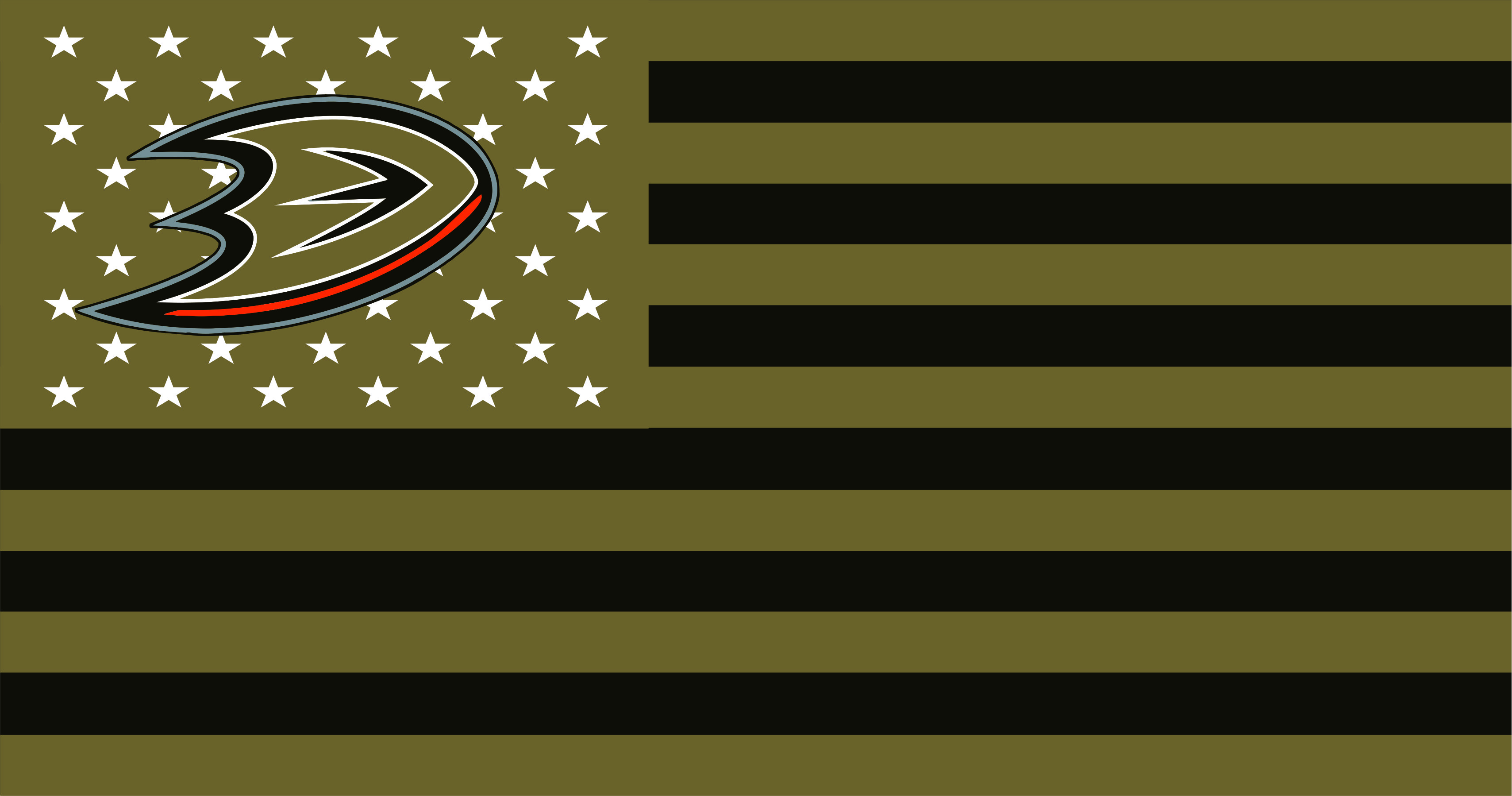 Anaheim Ducks Flag001 logo iron on paper